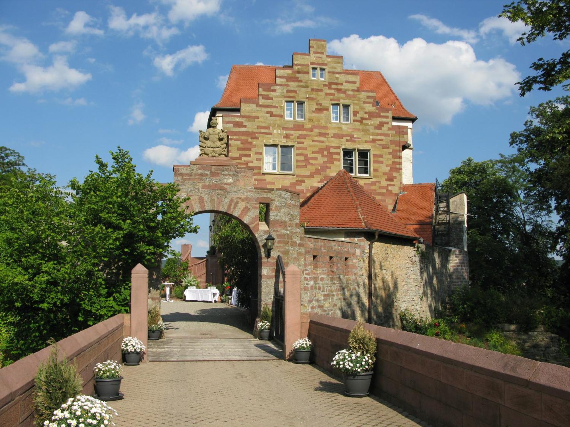 Eventlocation & Hotel Schloss Neuburg Obrigheim Buitenkant foto